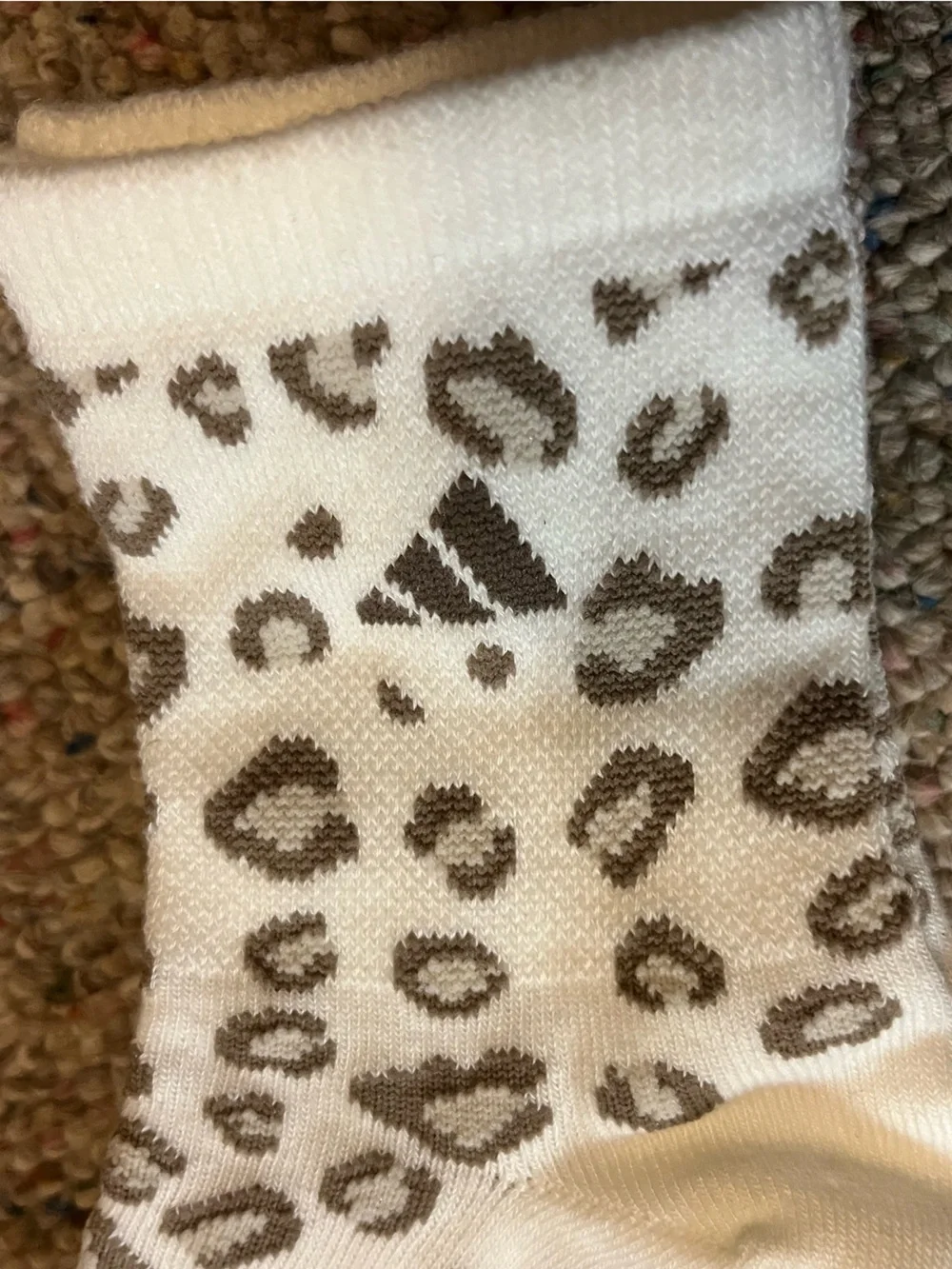 🆕 Adidas Leopard High Quarter Socks 3 Pack